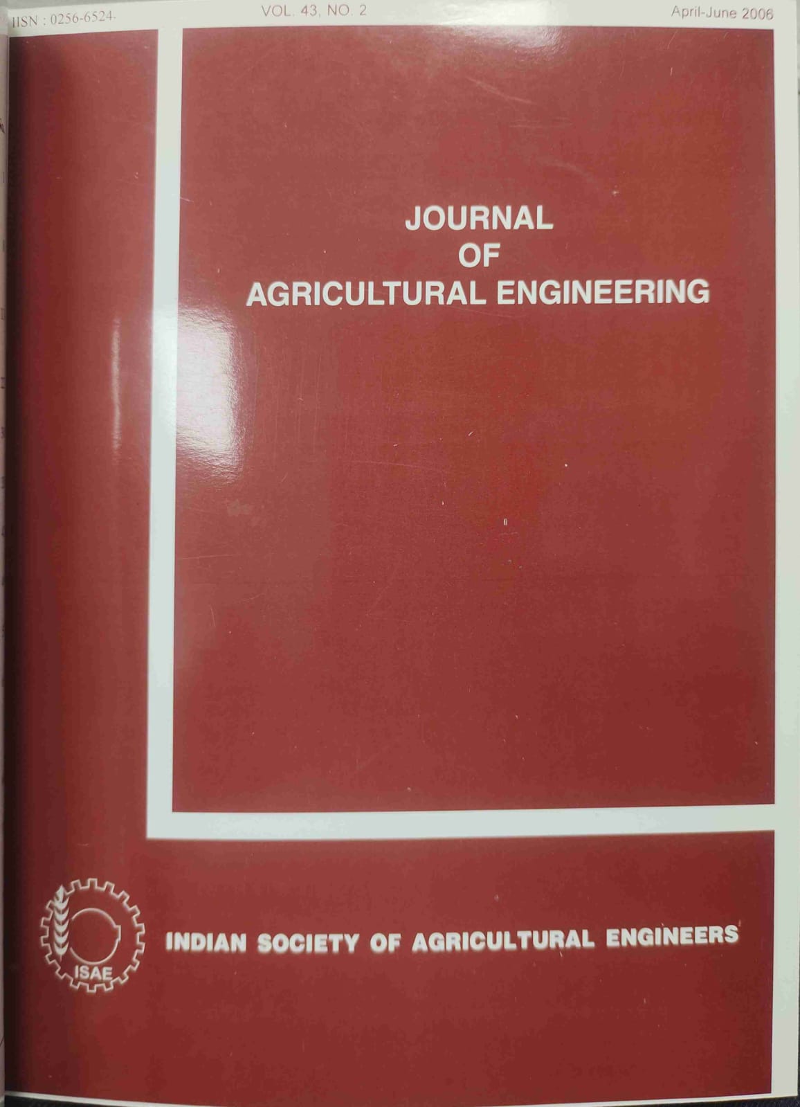 					View Vol. 43 No. 2 (2006)
				