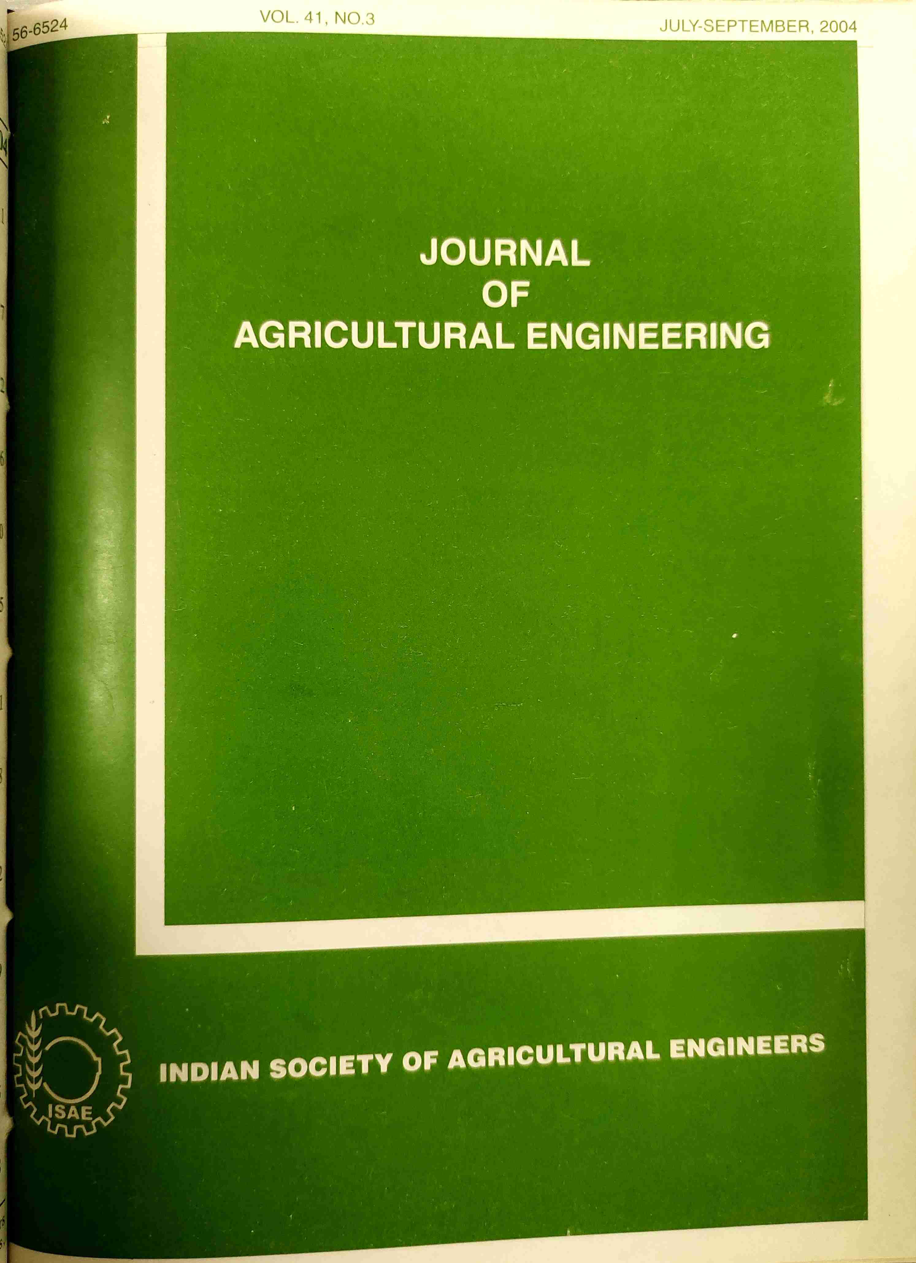 					View Vol. 41 No. 3 (2004)
				
