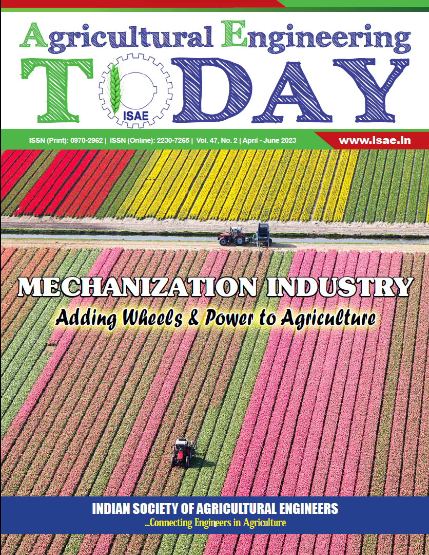 					View Vol. 47 No. 2 (2023): Mechanization Industry: Adding Wheels & Power to Agriculture
				